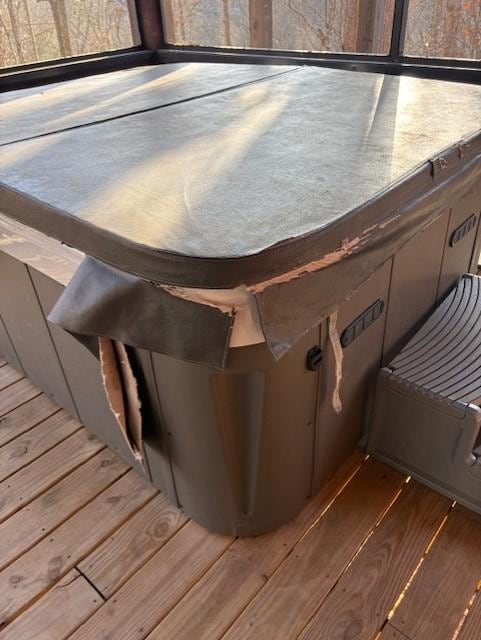Torn Hot Tub Cover