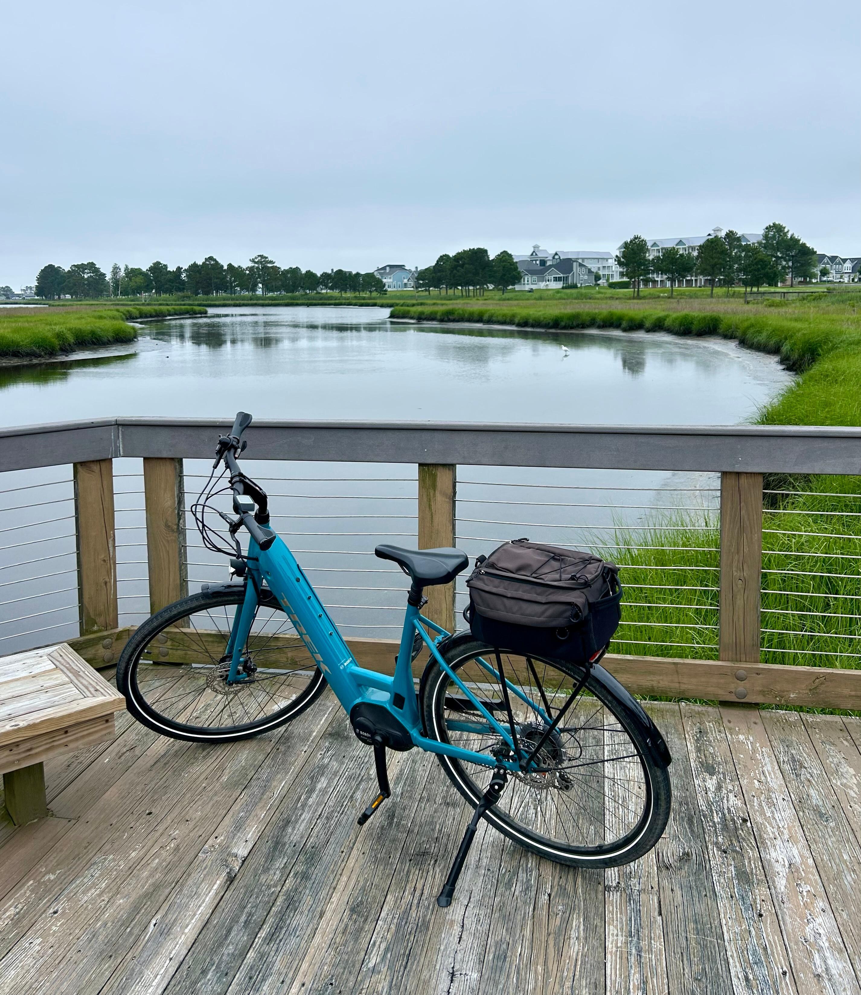 Biking in the community 