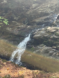 6min away hike trail! Cold brook falls, photo doesn't do.