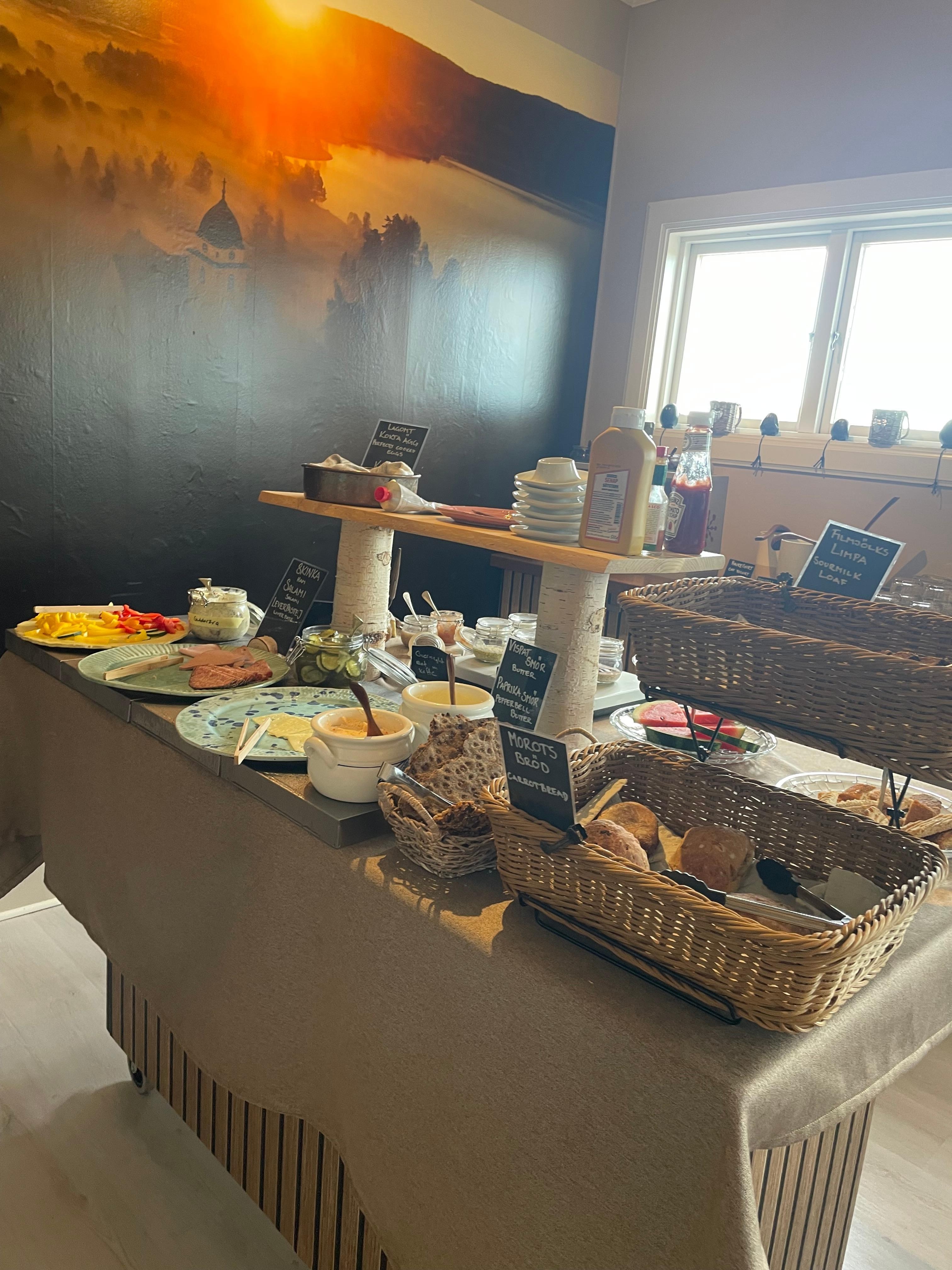 Personligt präglad frukostbuffé 