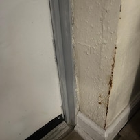 By the front door