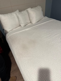 Dirty bed spread