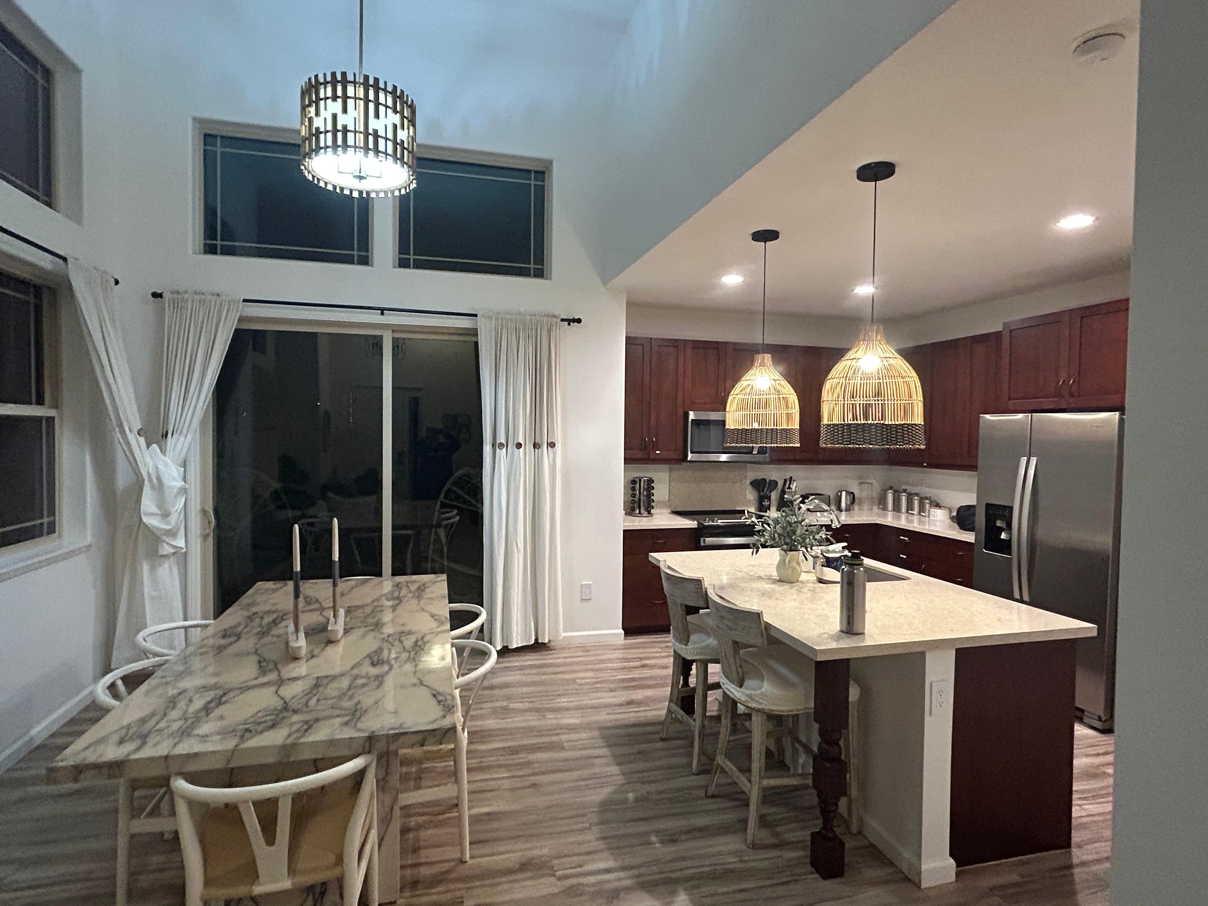 Kitchen and dining area 