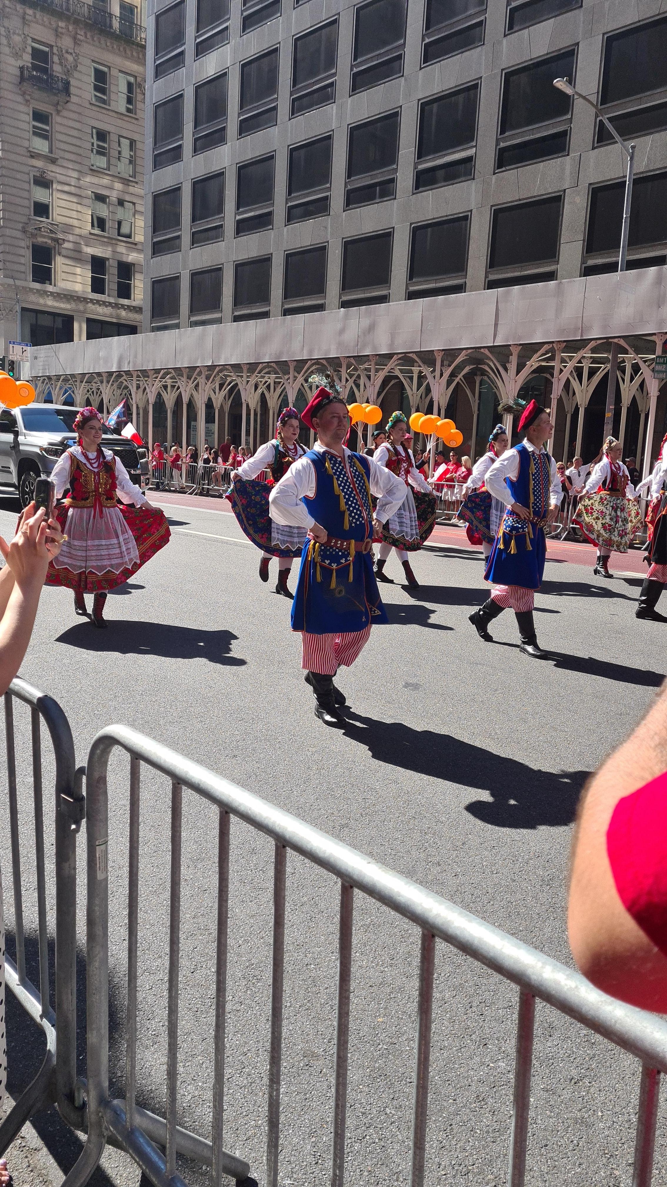 Near hotel, same parade