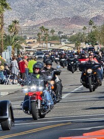 Motorcycle ride for toys-for-tots.