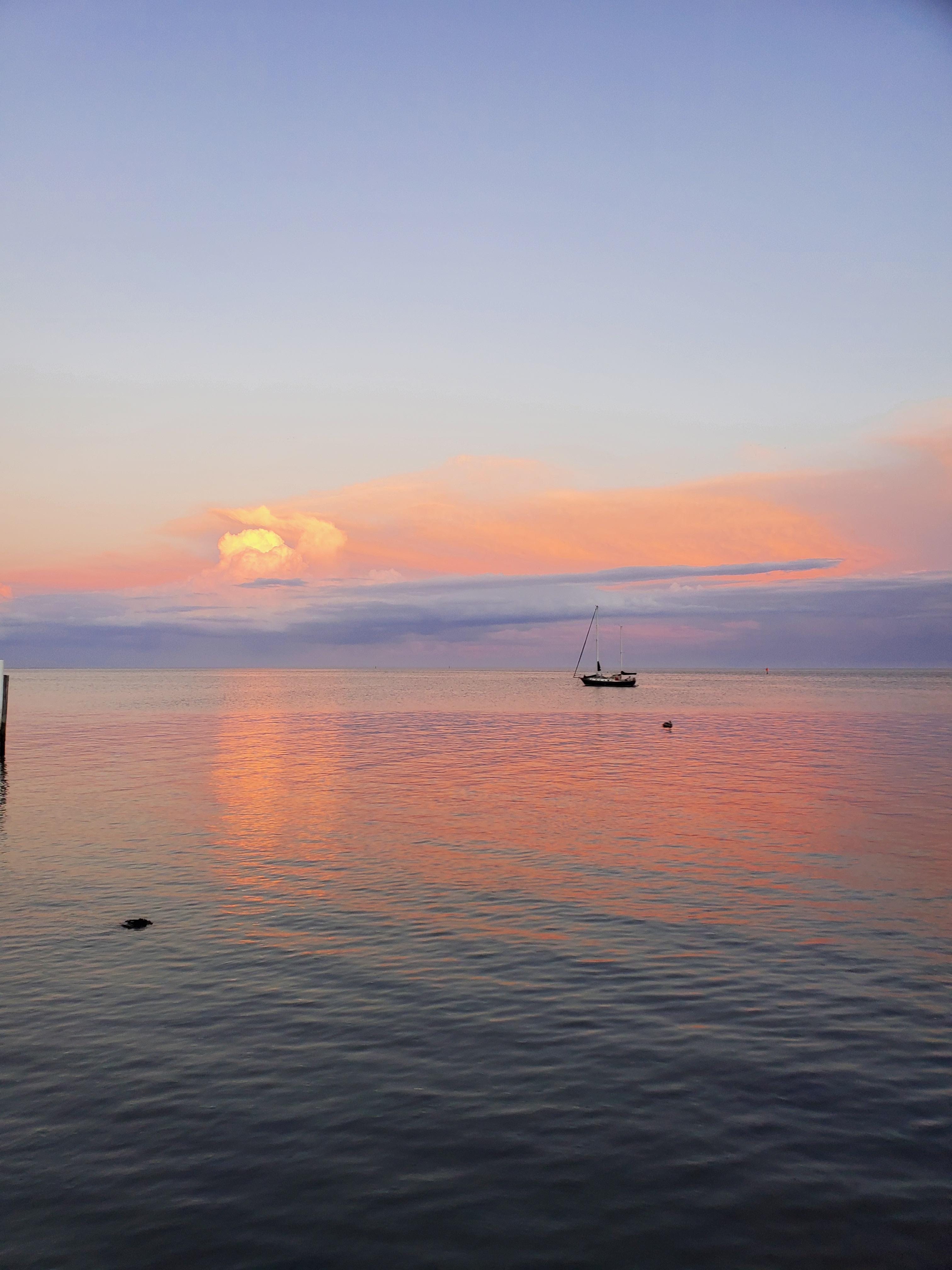 Evening phone from pier (no filter)