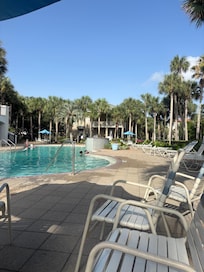 View of house from pool area.