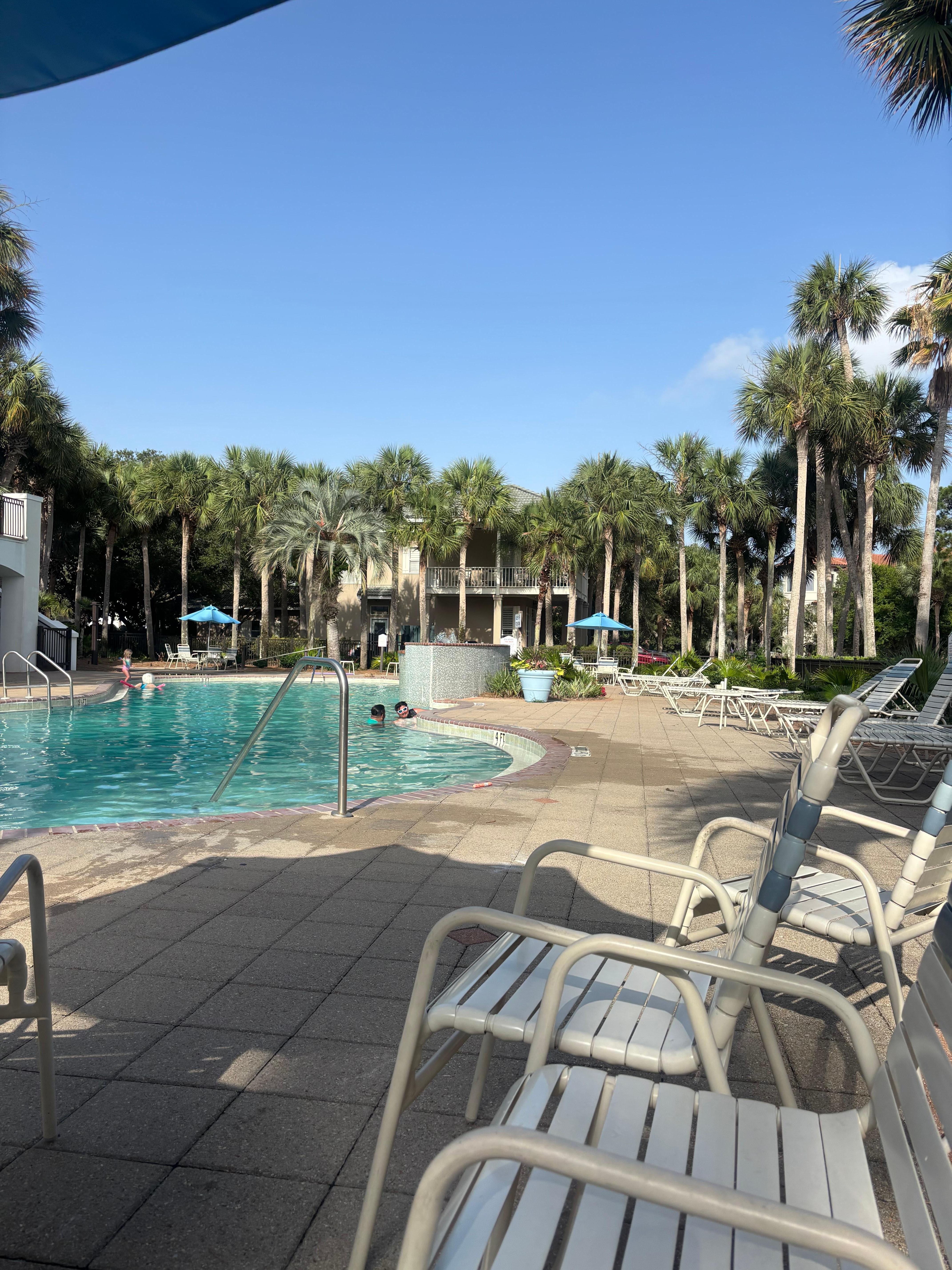 View of house from pool area.
