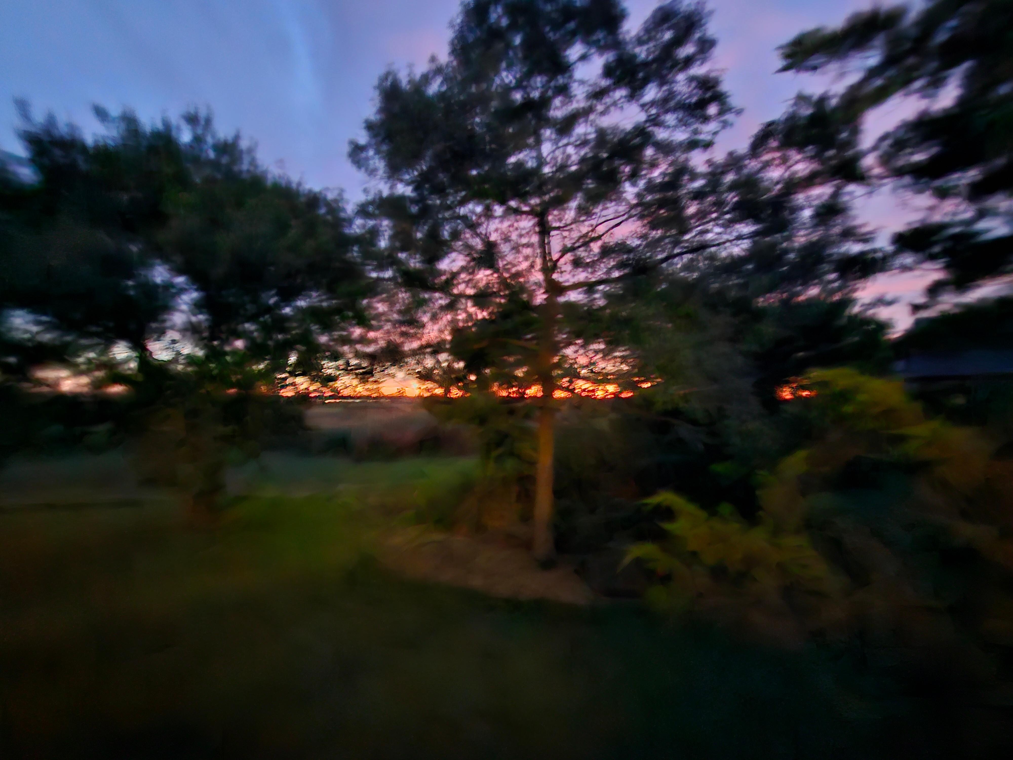 Sunset over Prime Hook National Wildlife Refuge from the back deck.