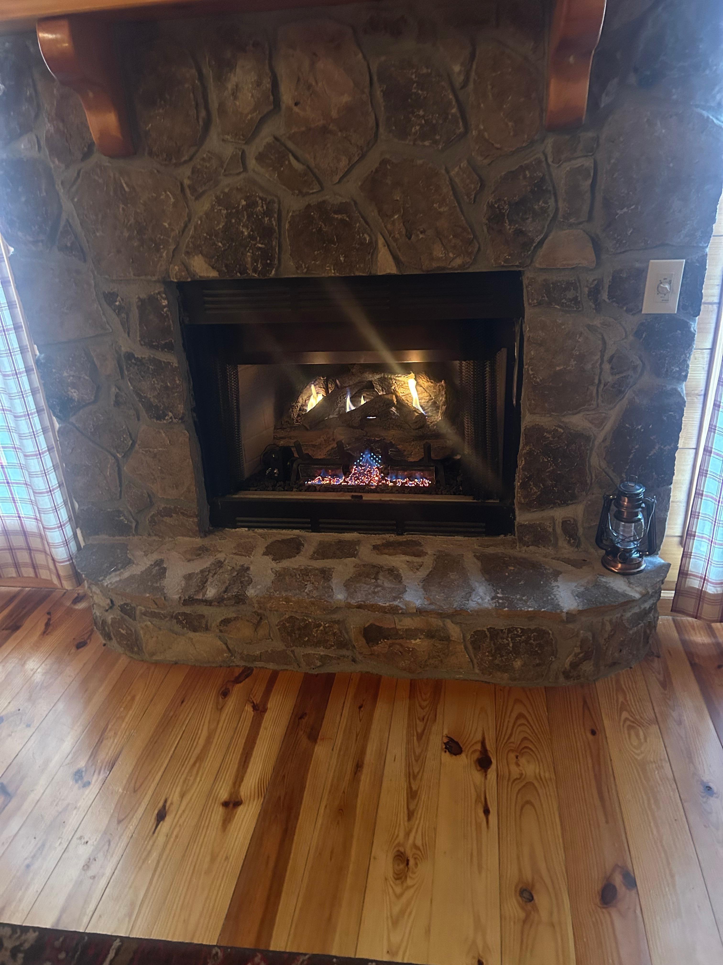 relaxing fireplace 
