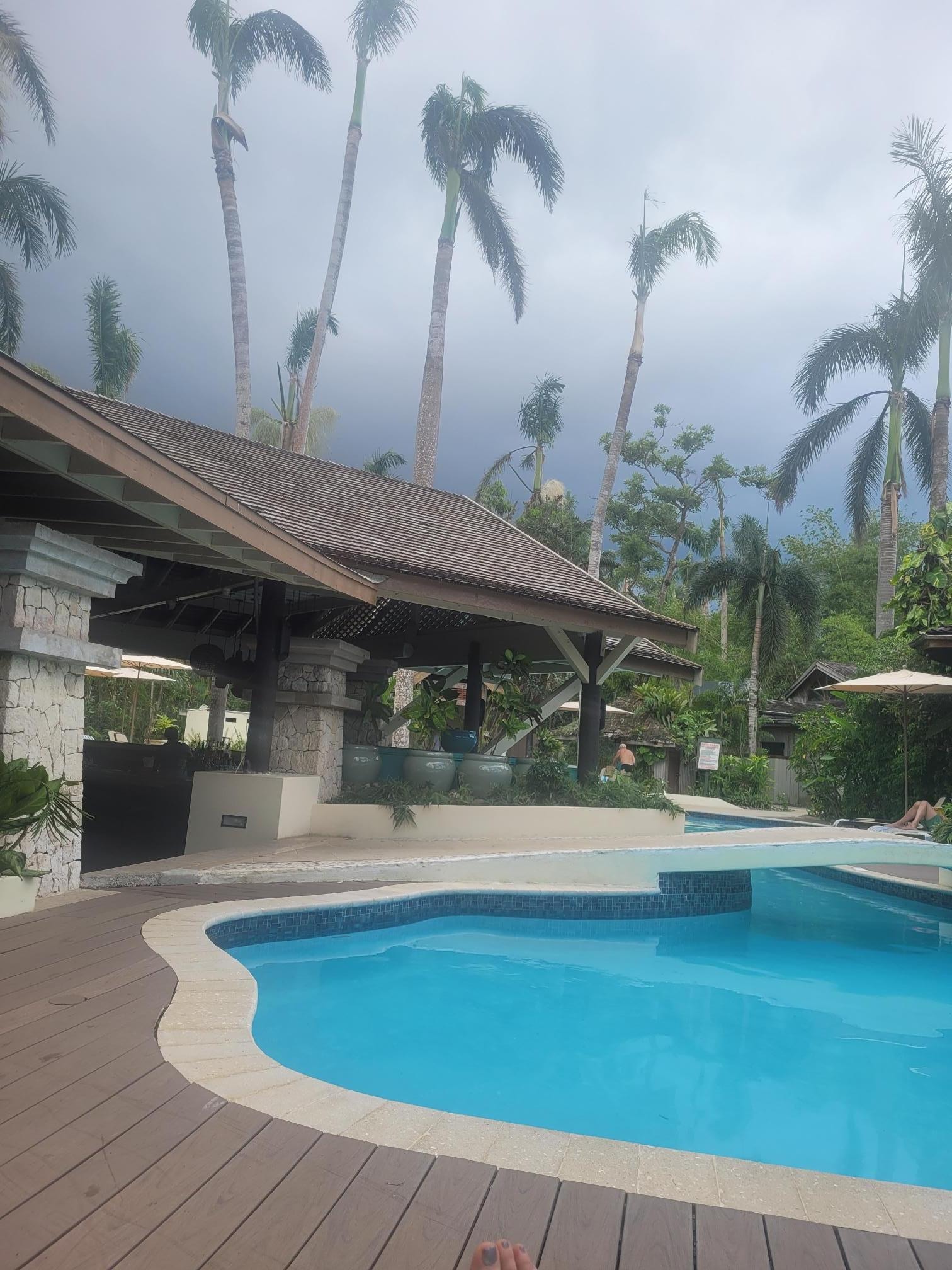 Pool bar and ambience very relaxing