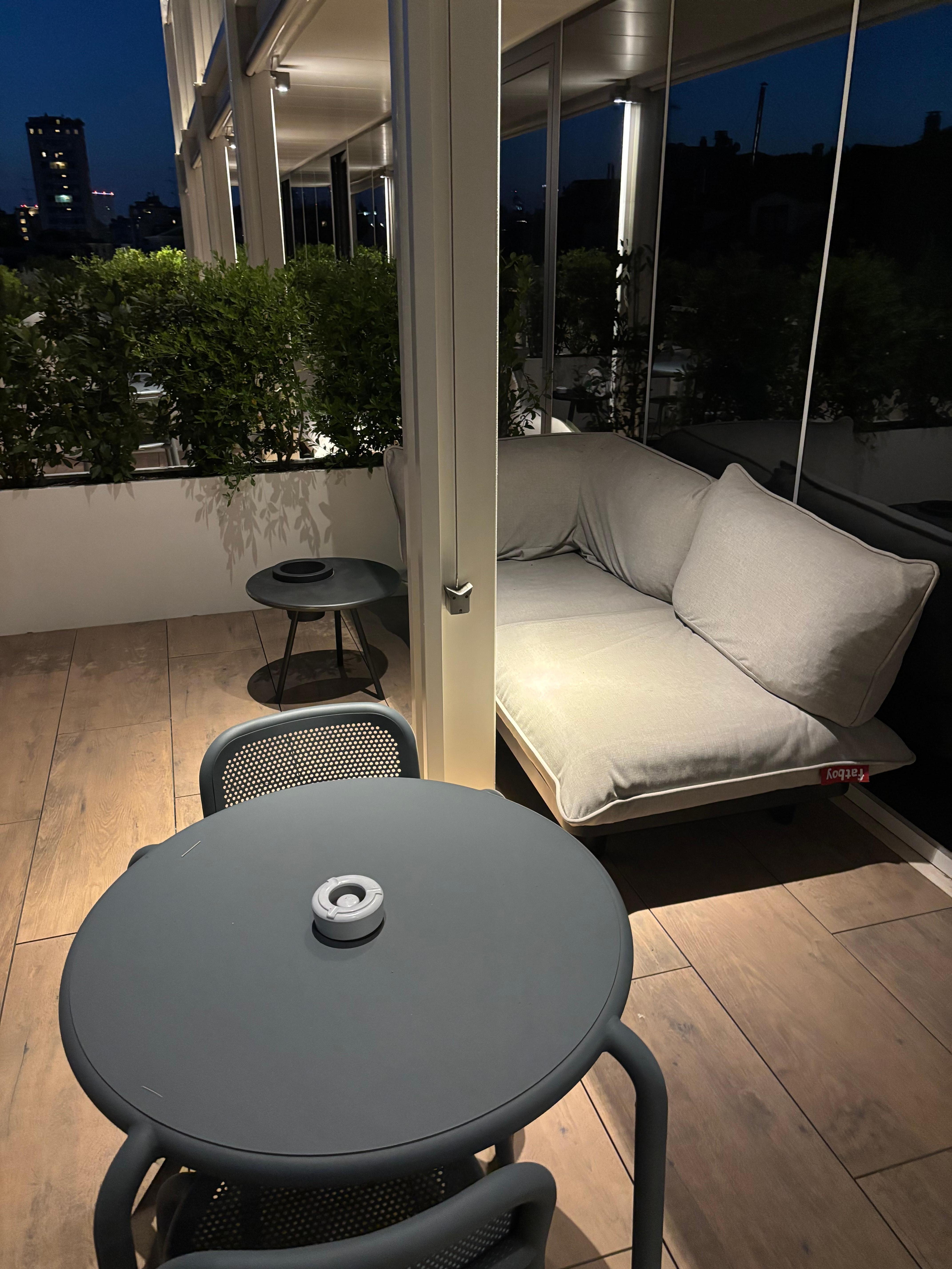 Great balcony with room 