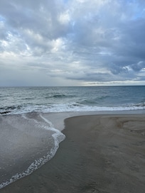 From the beach