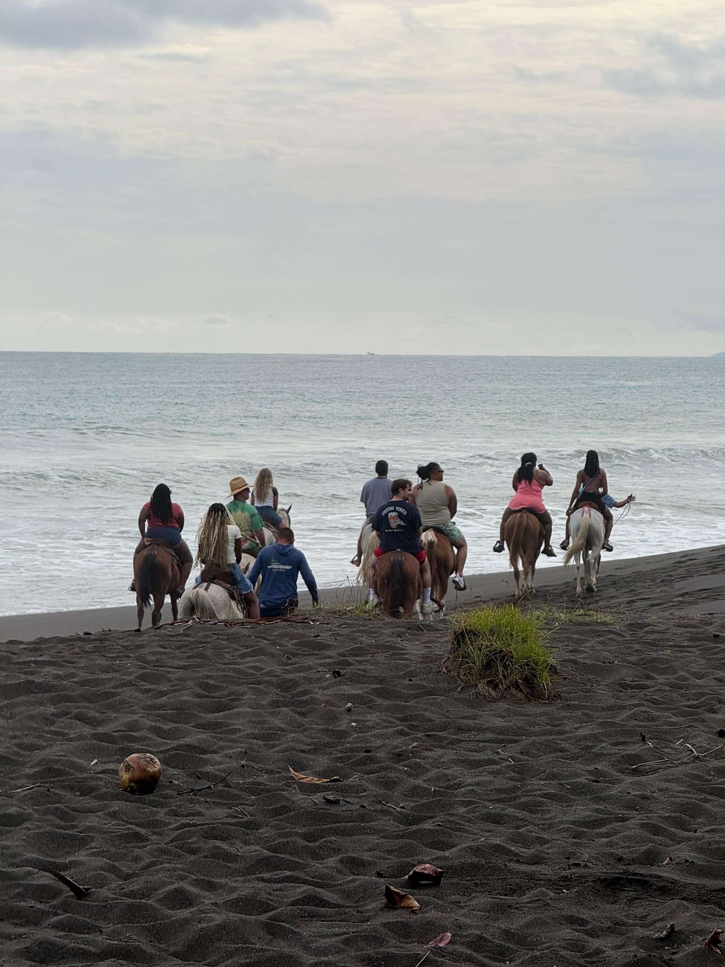 Horseback Riding on Our Beach!!