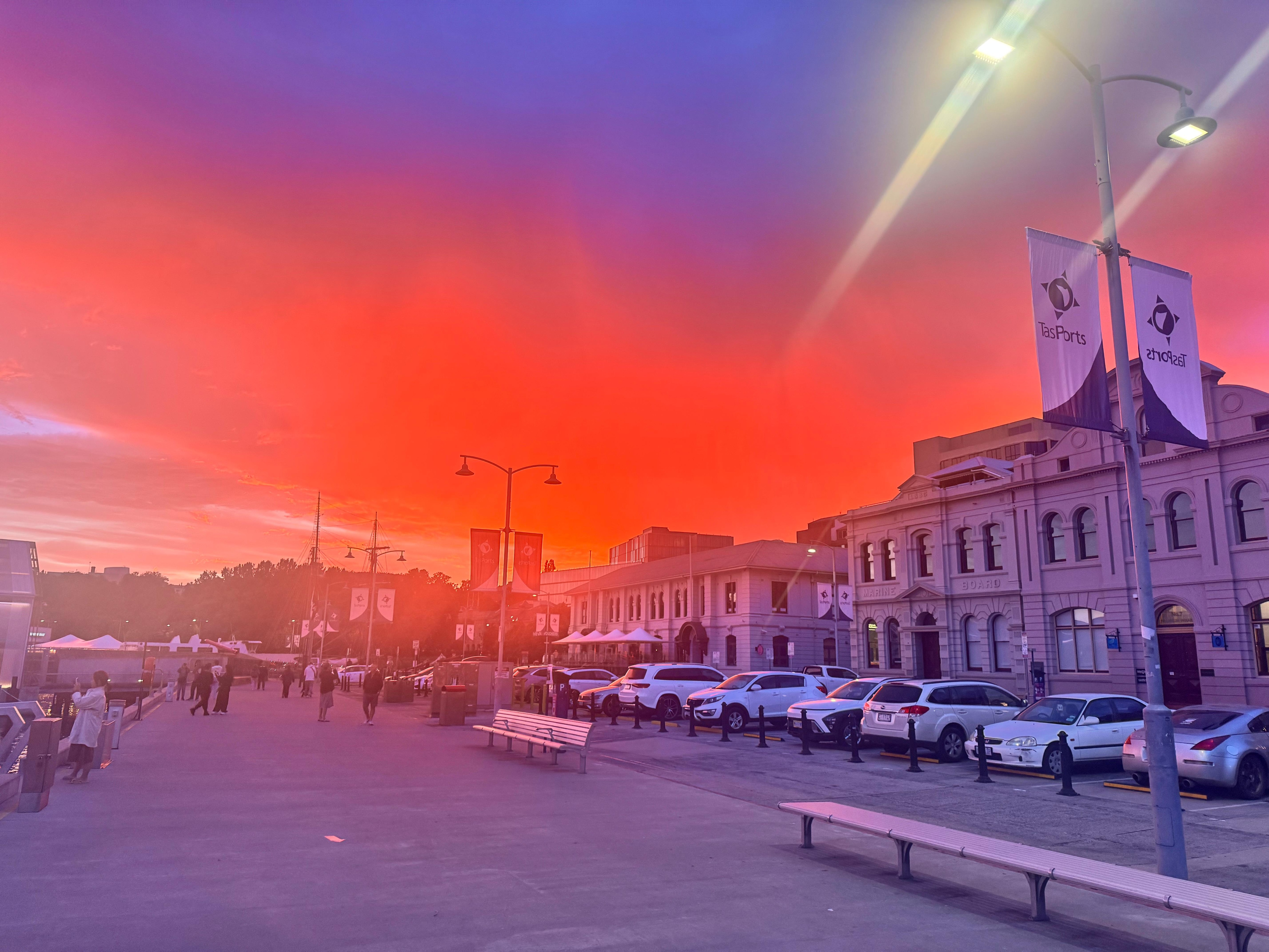 City walk after dinner