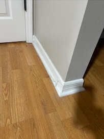 Floors had not been cleaned