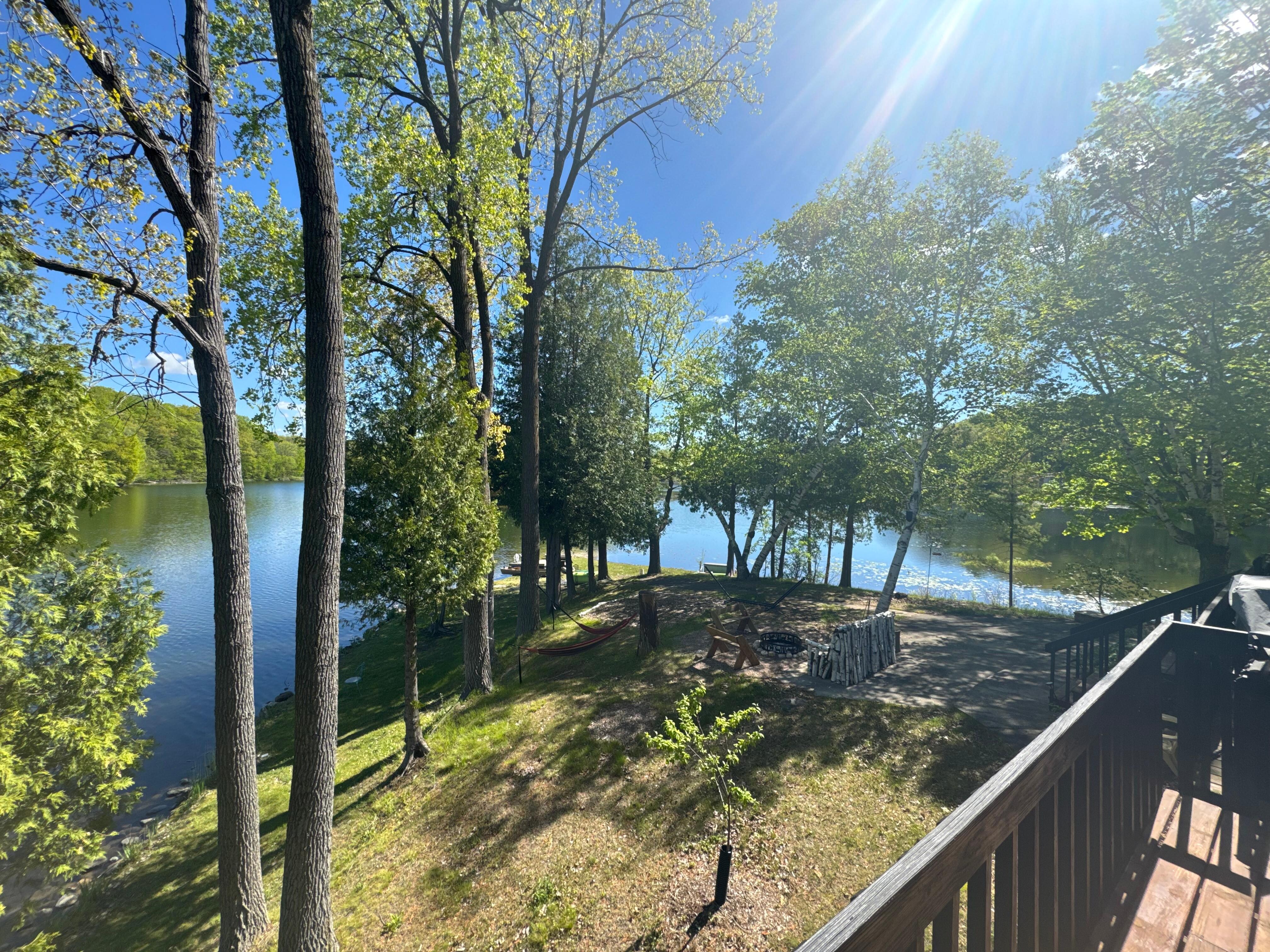 From the back deck