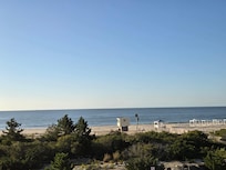 View of beach from master balcony.