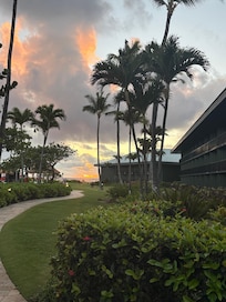 The unit is in the farthest building on right, closest to beach