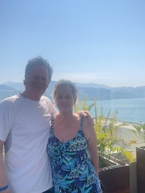 View from top floor pool deck