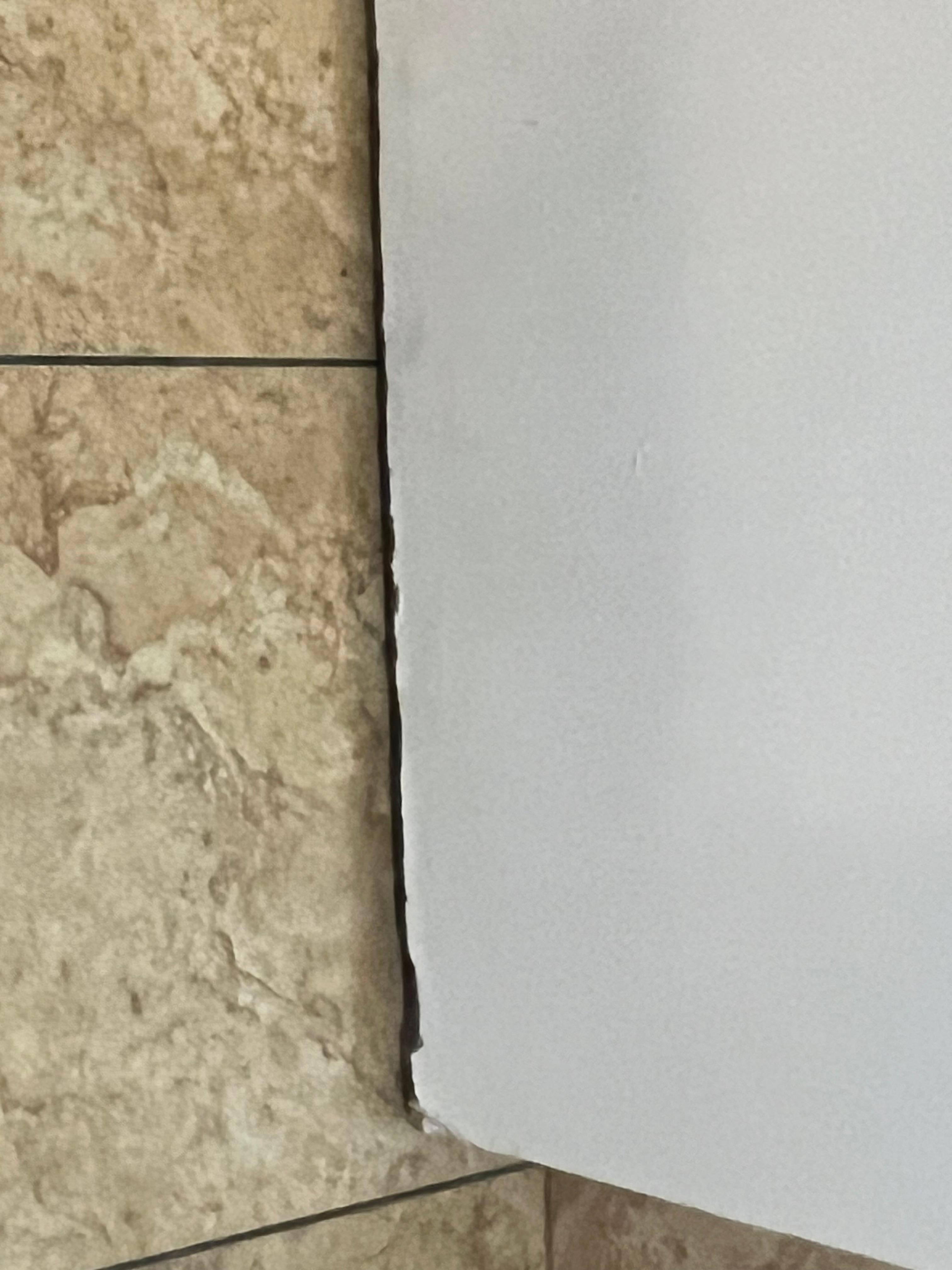 Bottom of bathroom door