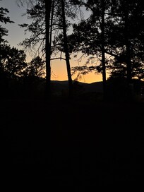 Sunset from the patio