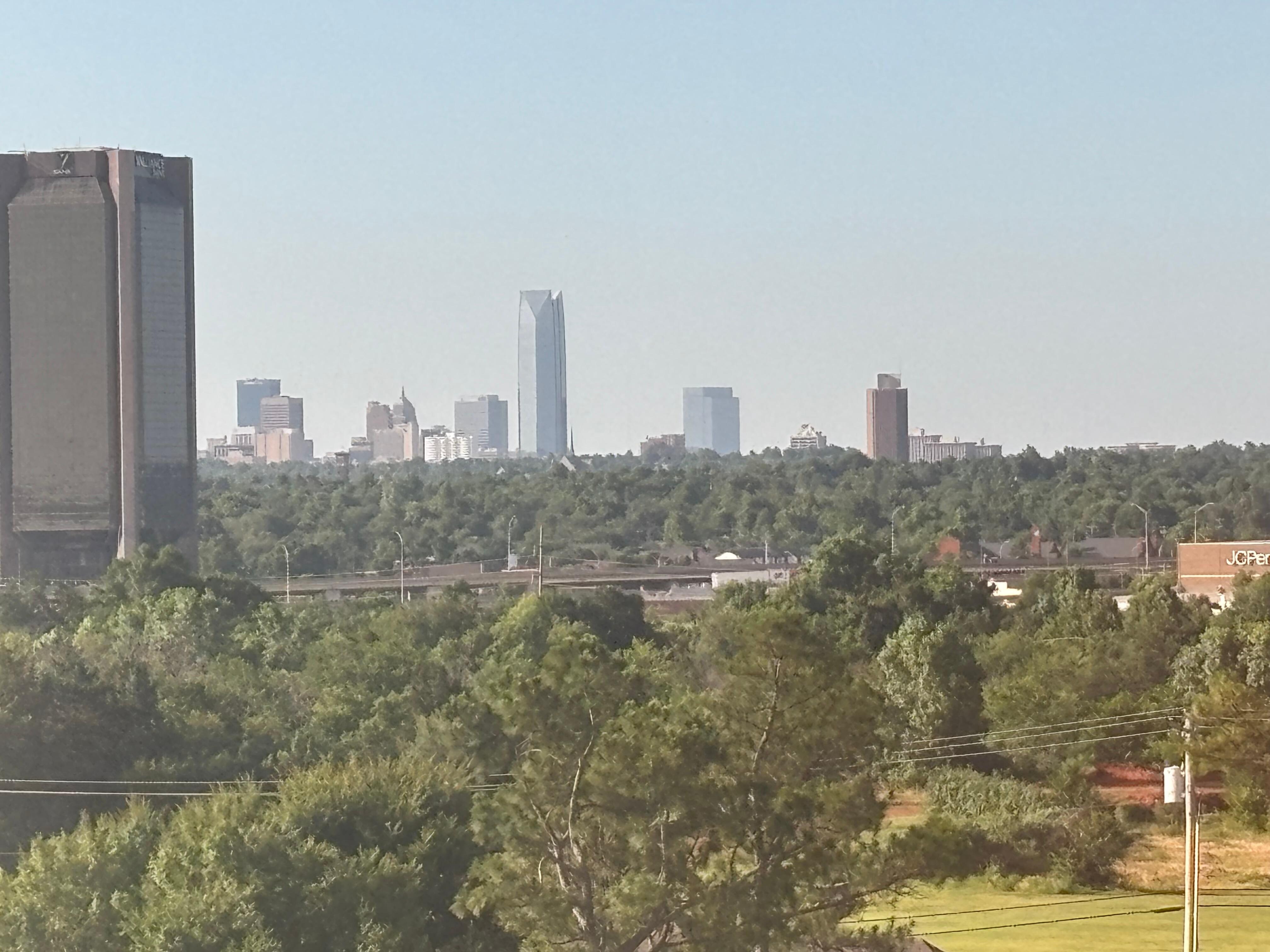View of downtown OKC