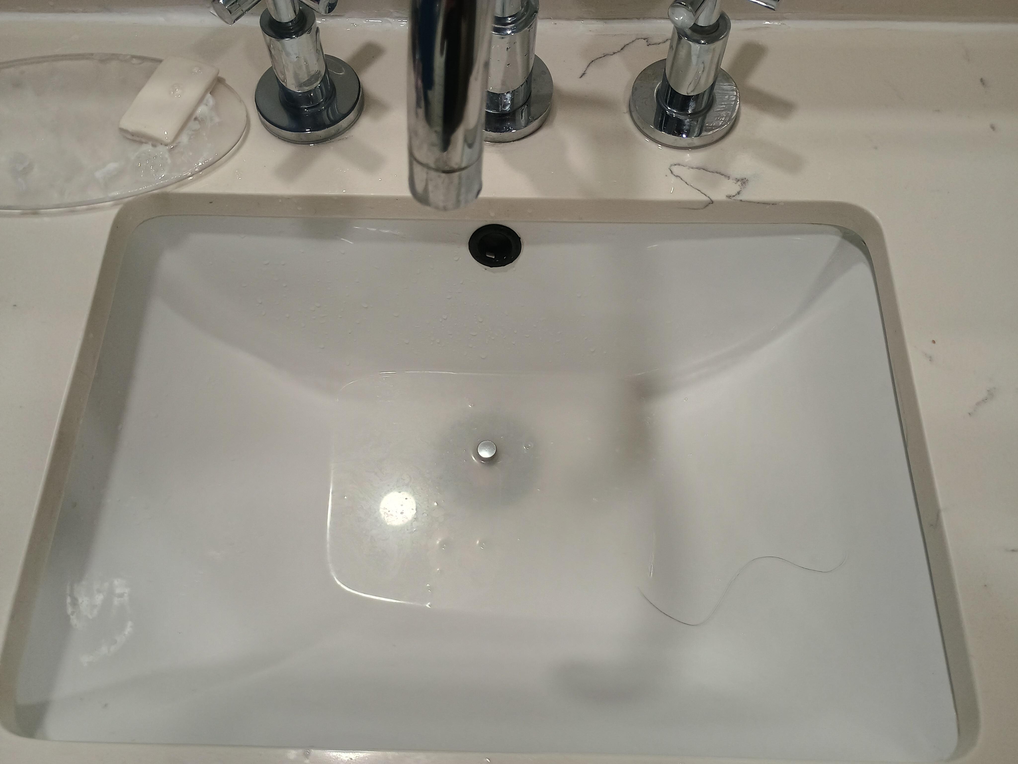 Clogged sink