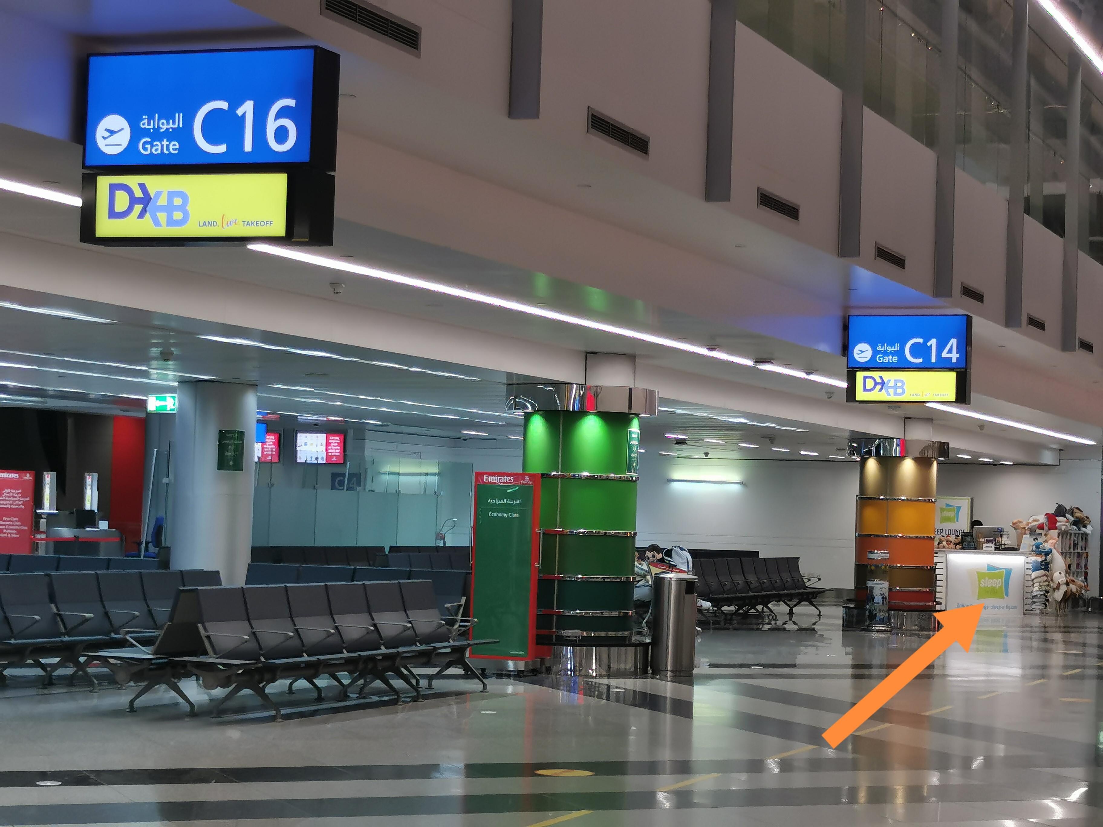 The reception is right beside C14. 