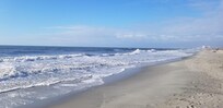 Right on the ocean