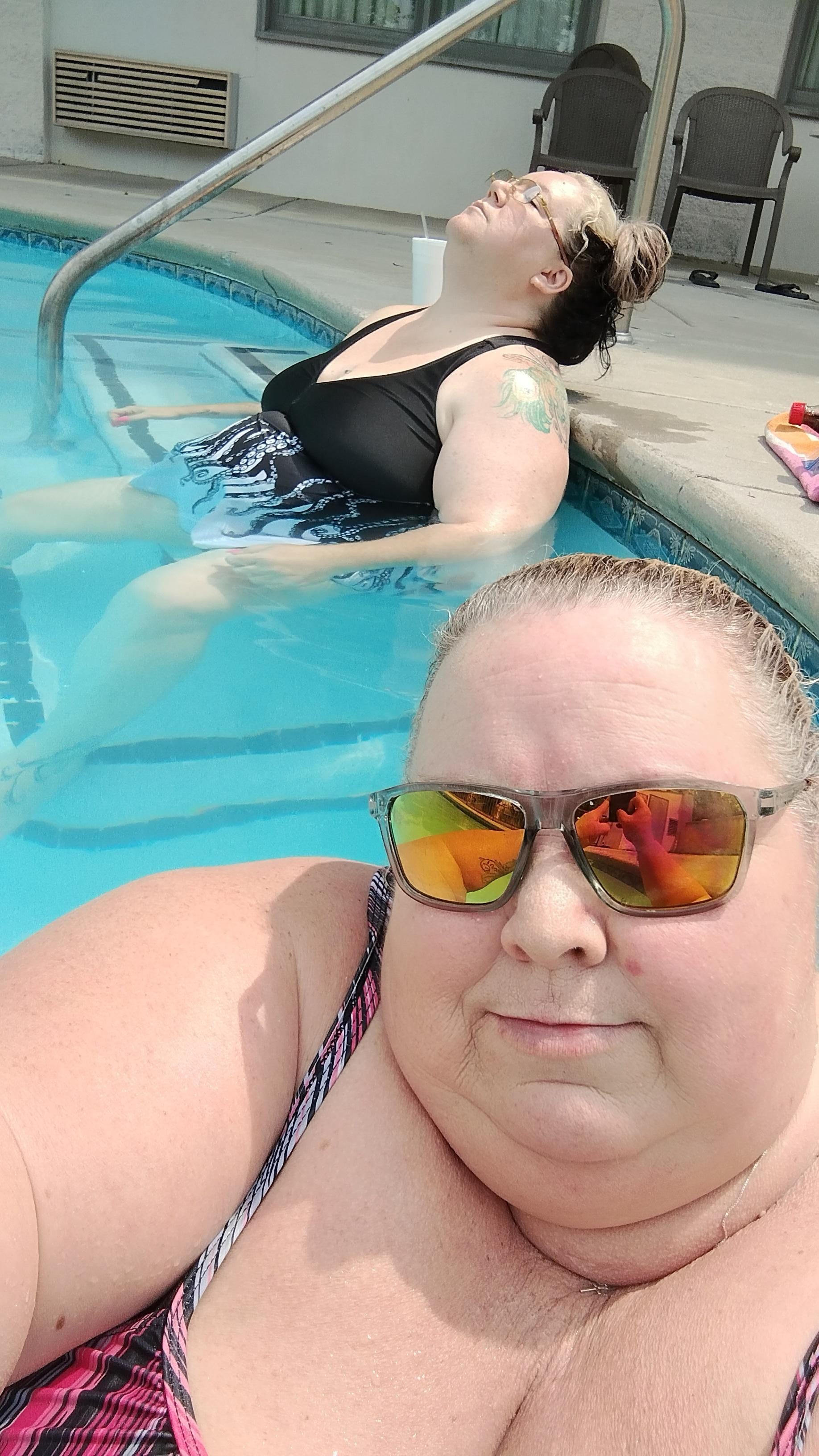 Pool at motel