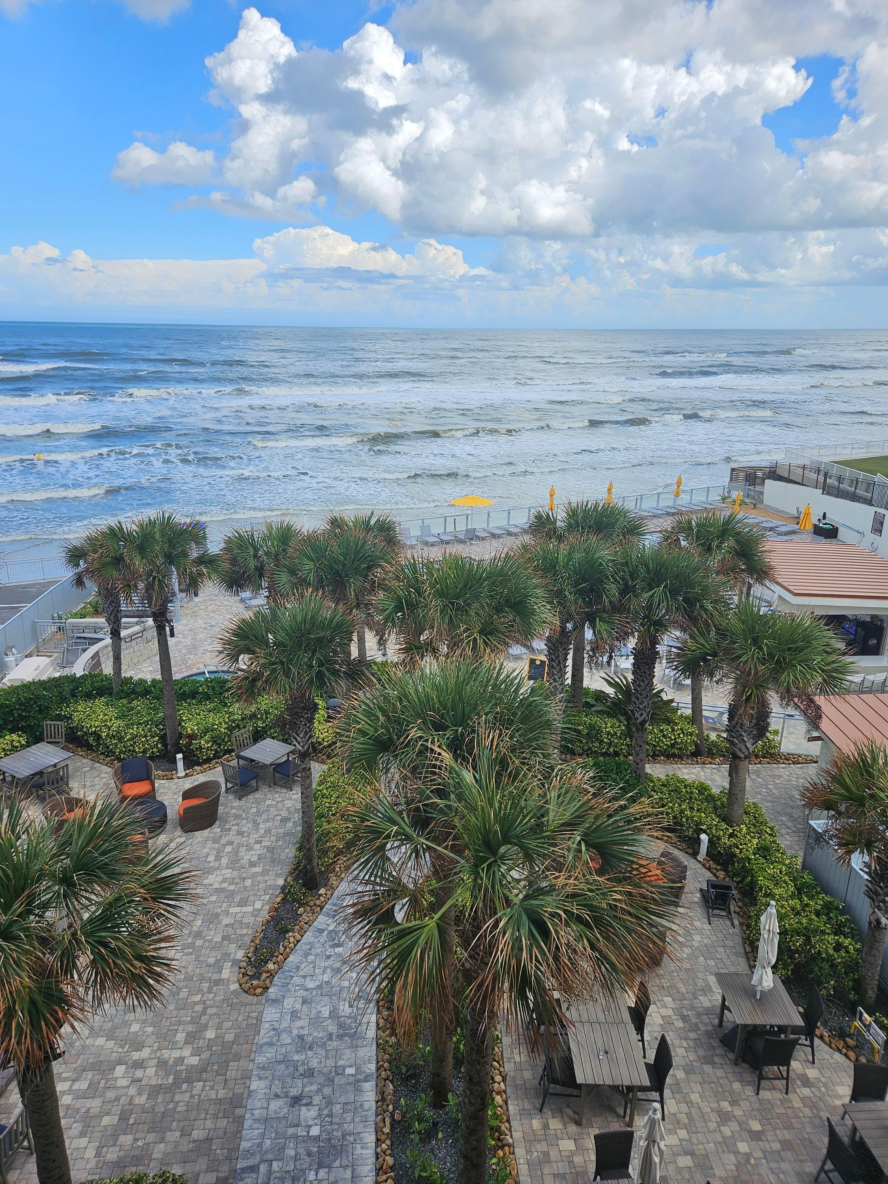 View from hotel room 4th floor.