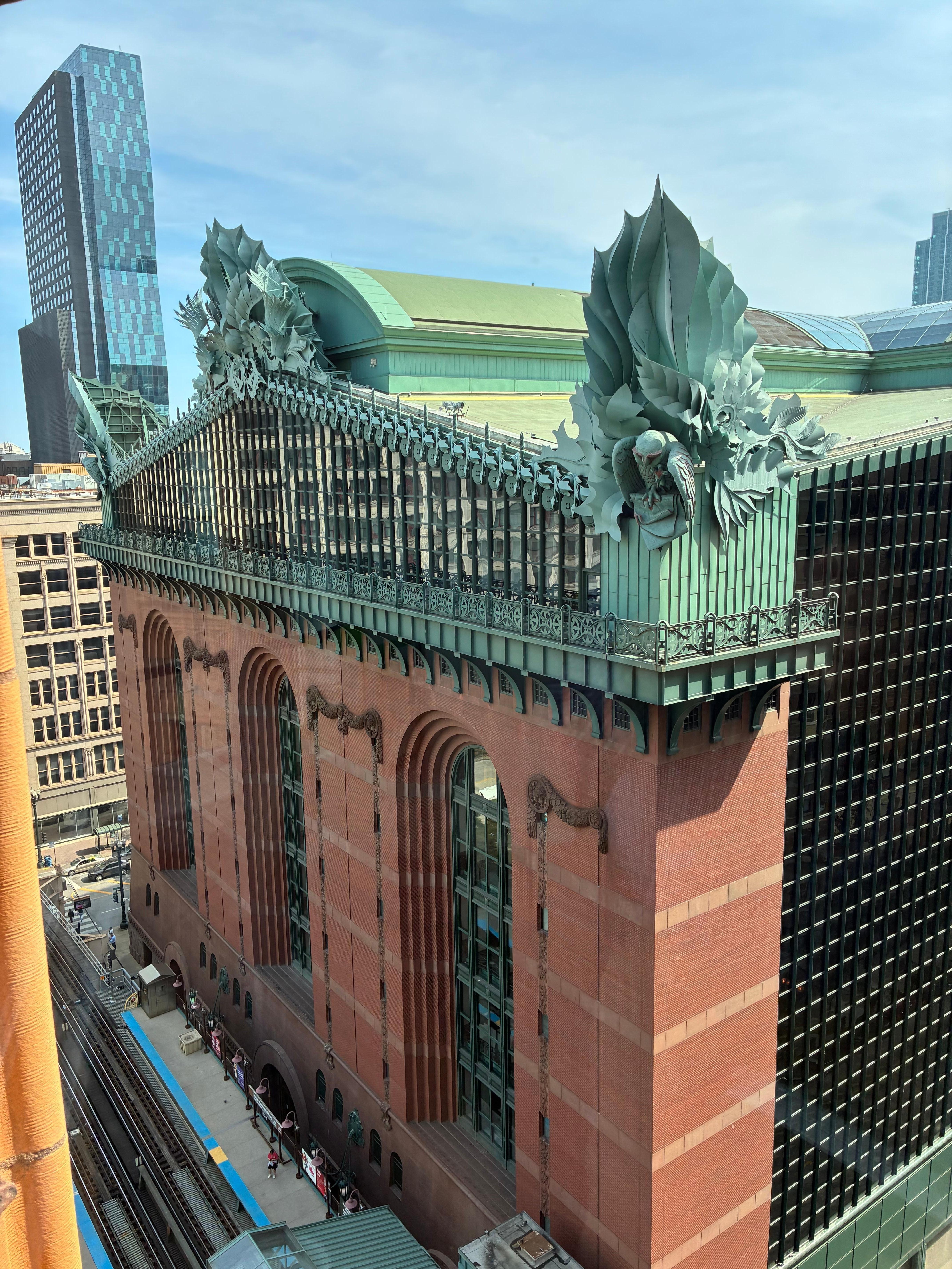 Chicago Library from Living room window.