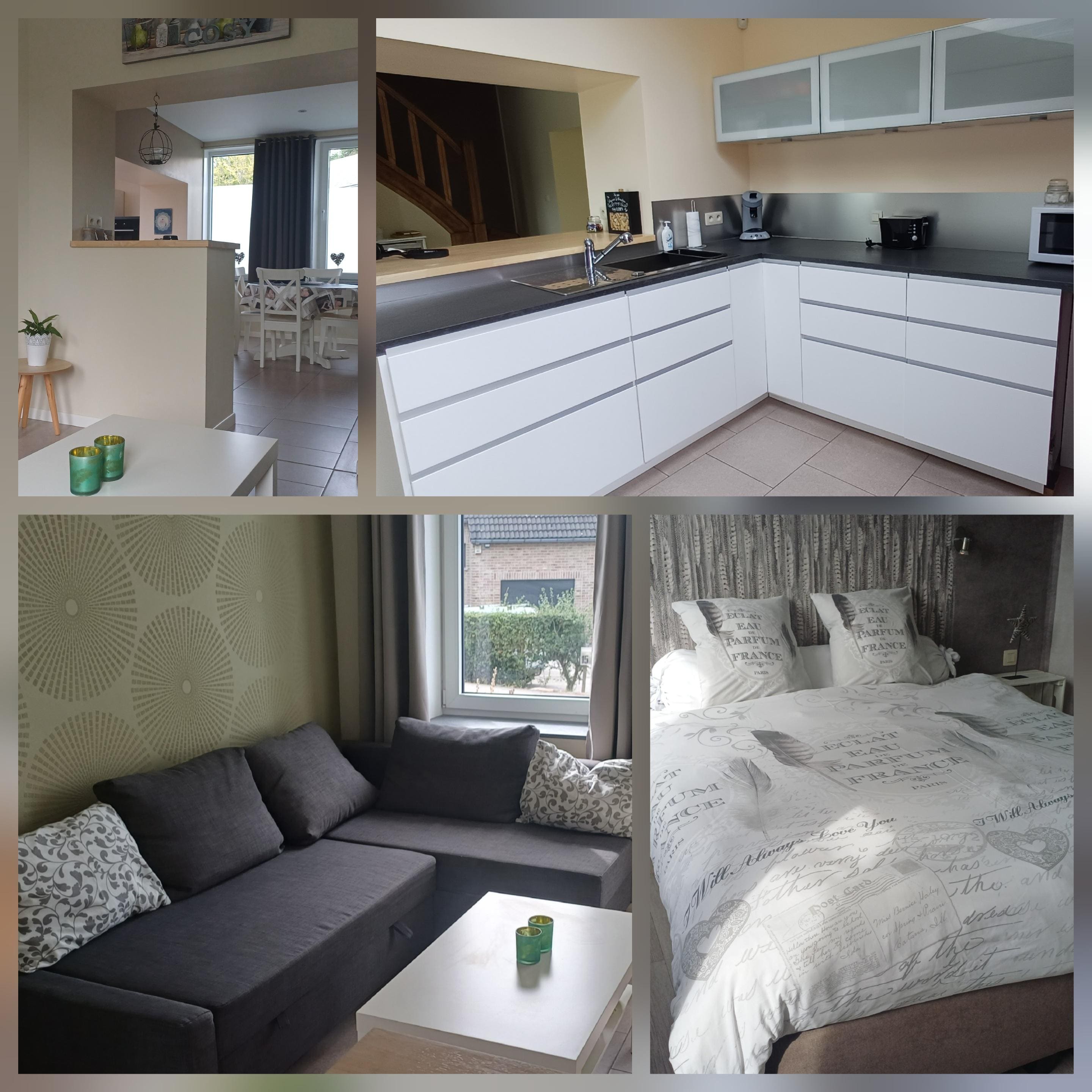 Wohnräume mit bestens ausgestatteter Küche