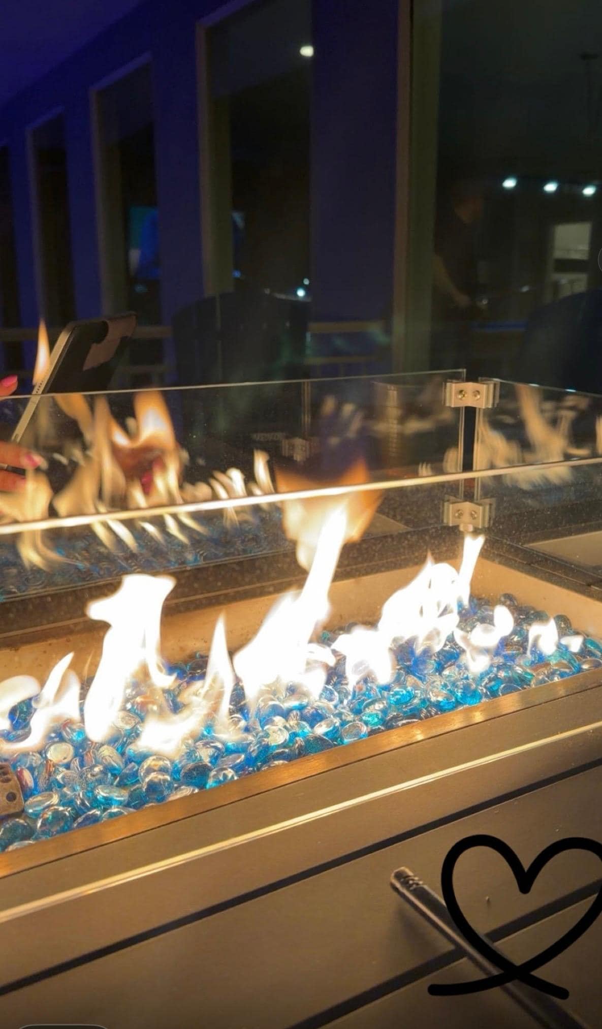 Nice relaxing nights by the fire 