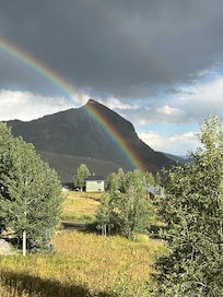 Views of Crested Butte from family room/kitchen