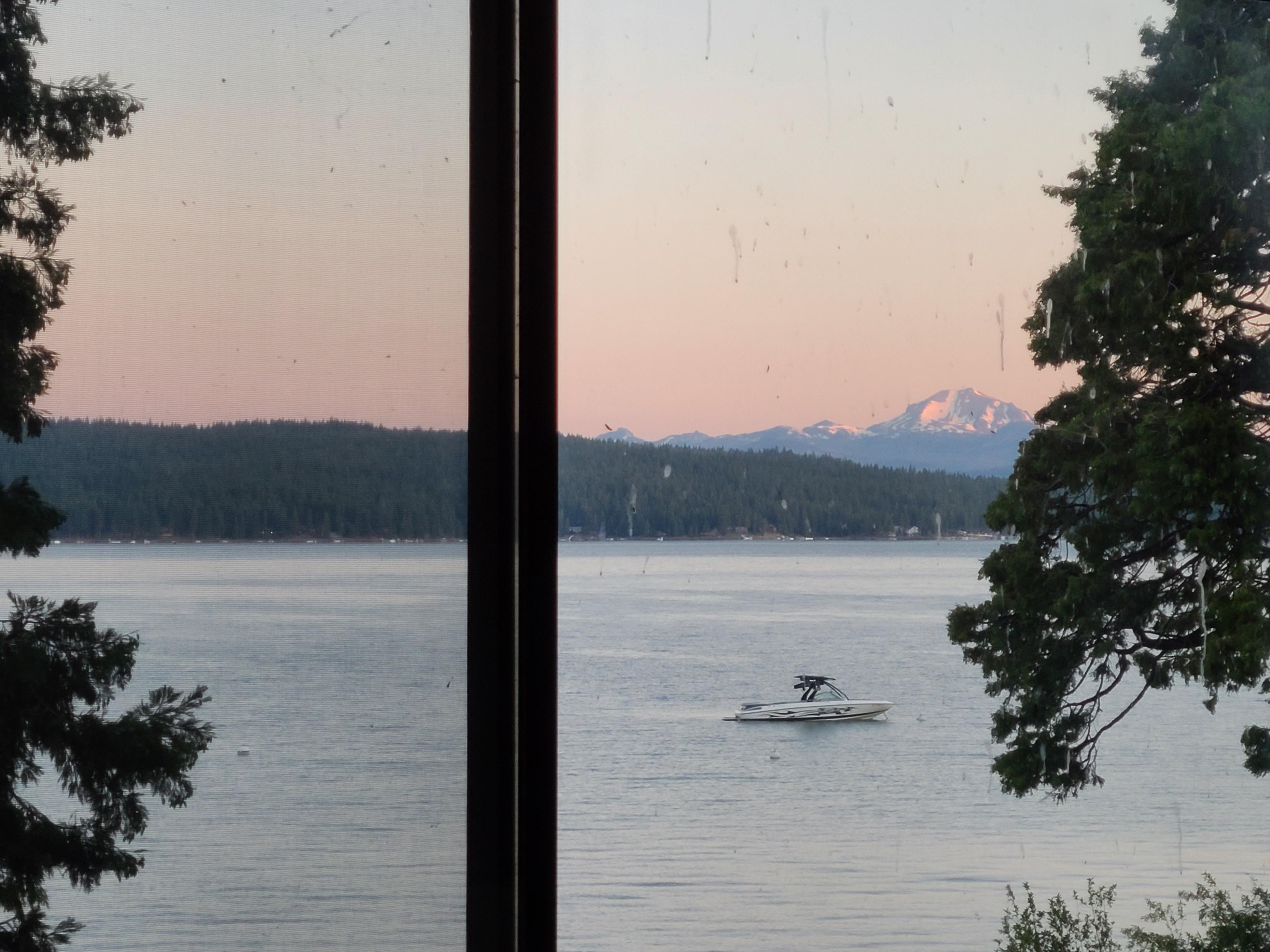 View from upper bedroom, no balcony