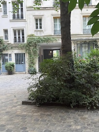 Inside the great doors-quiet community