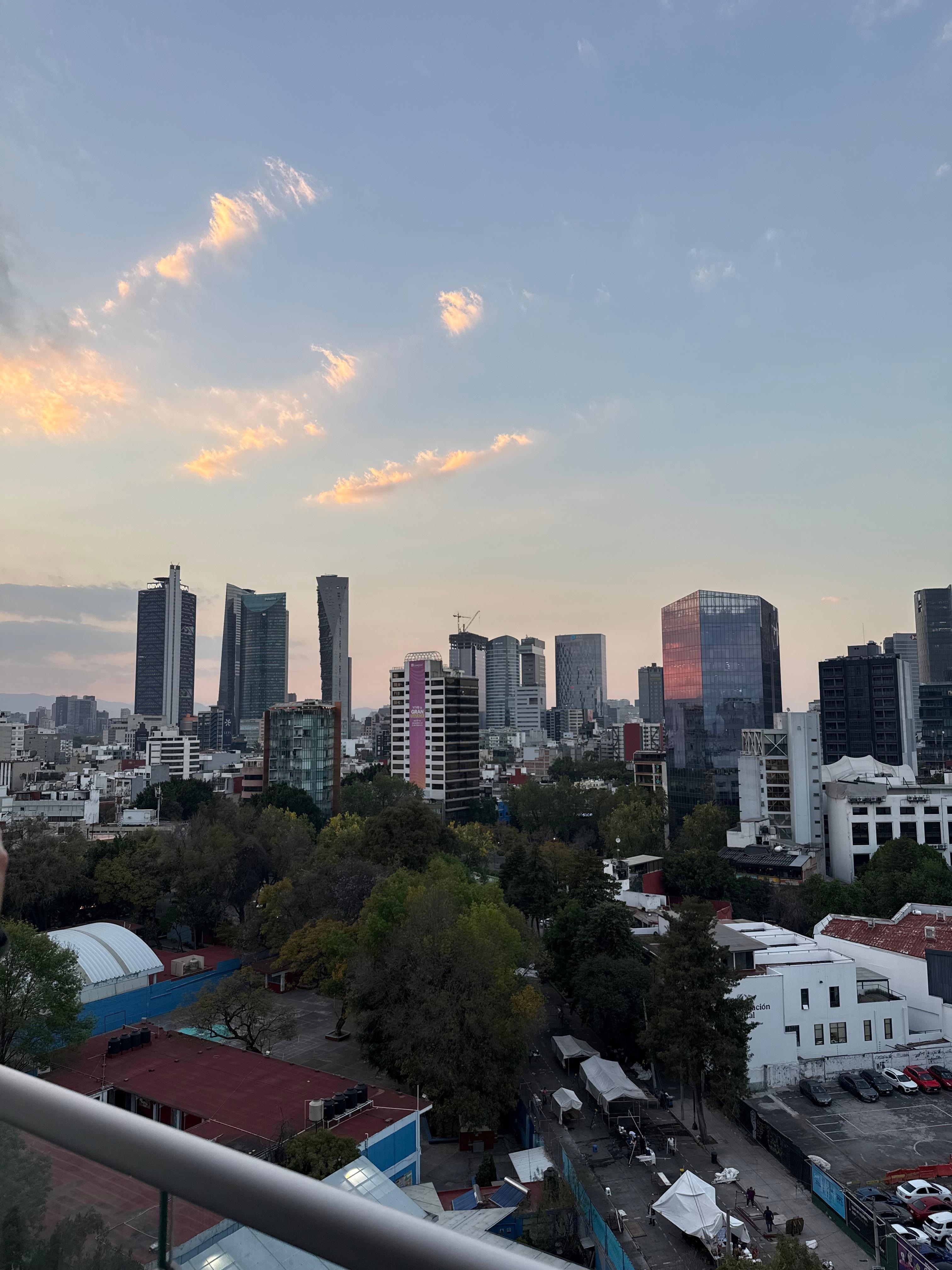 our view from our room!! so beautiful at night too :))