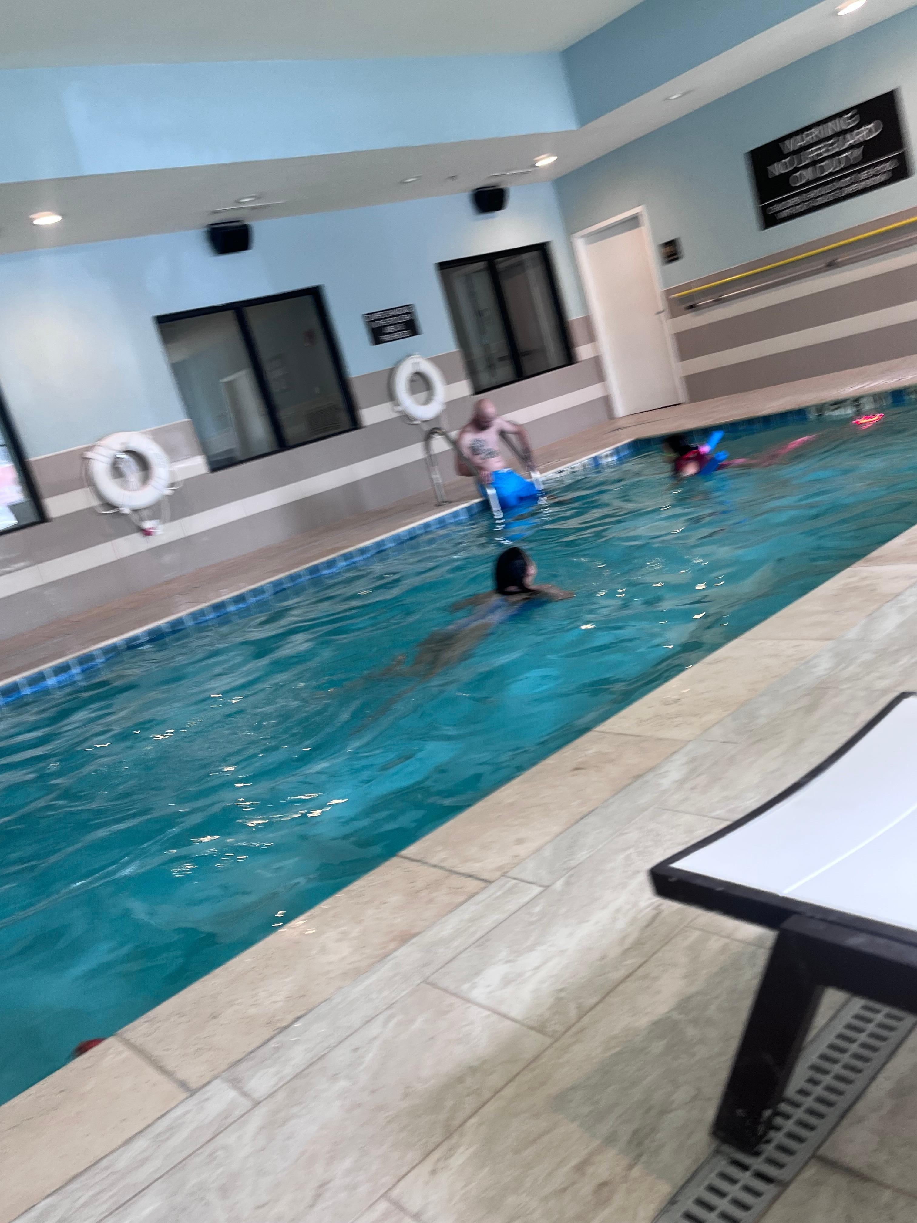 Indoor heated room pool. Which was our favorite! 