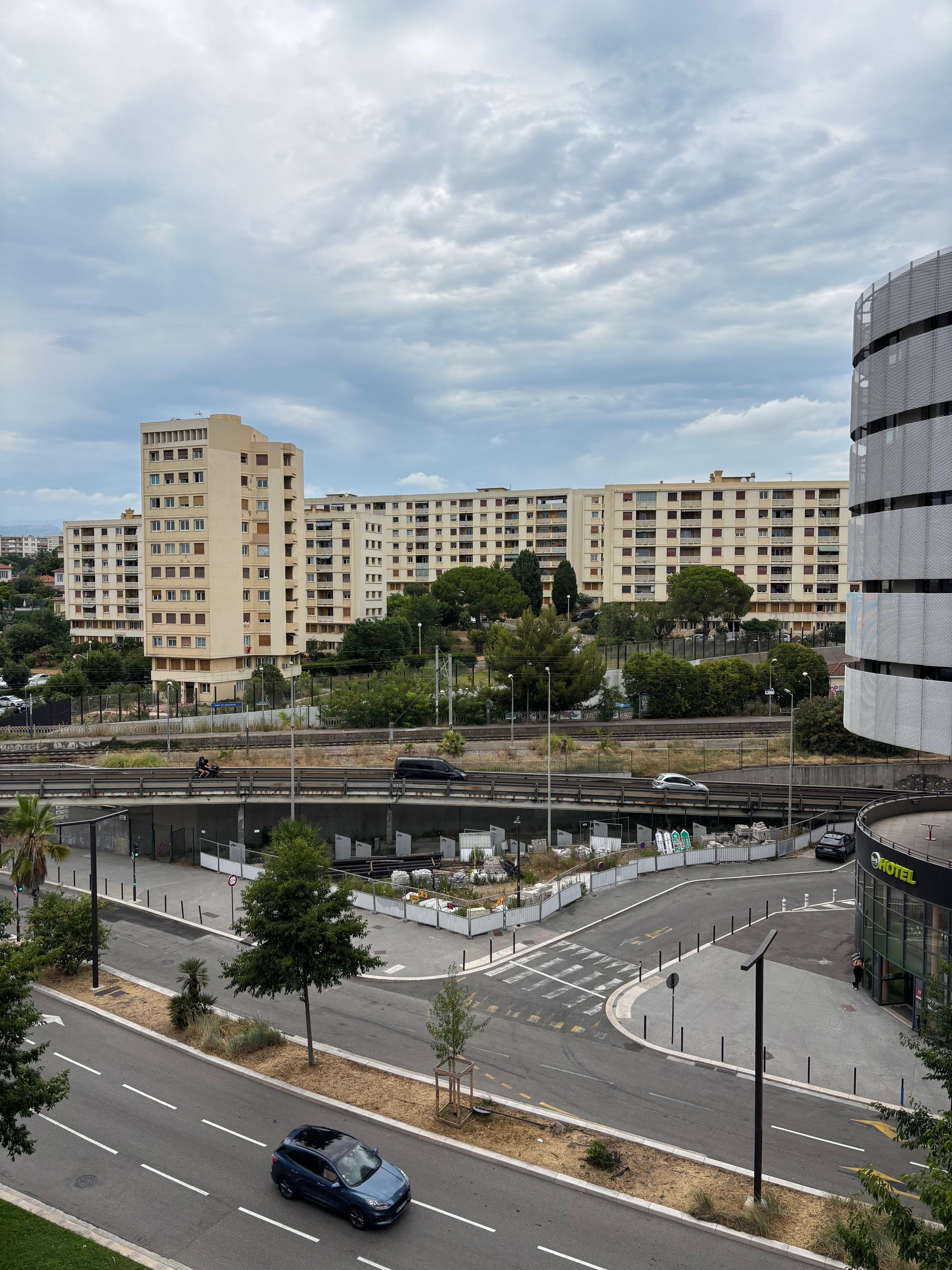 Vue depuis la chambre de l’hôtel