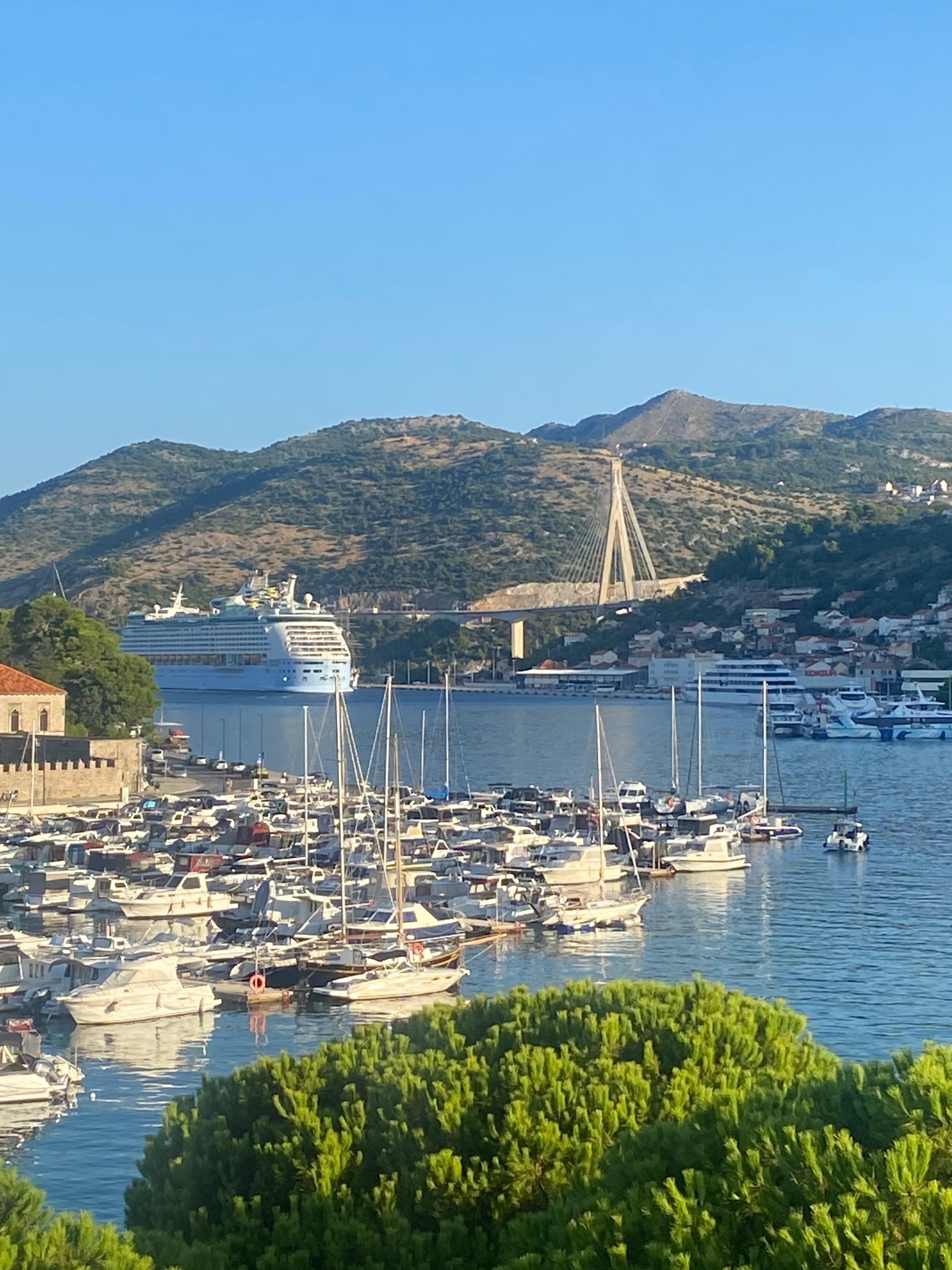 View from the balcony. 