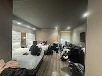 2 queen beds and a couch