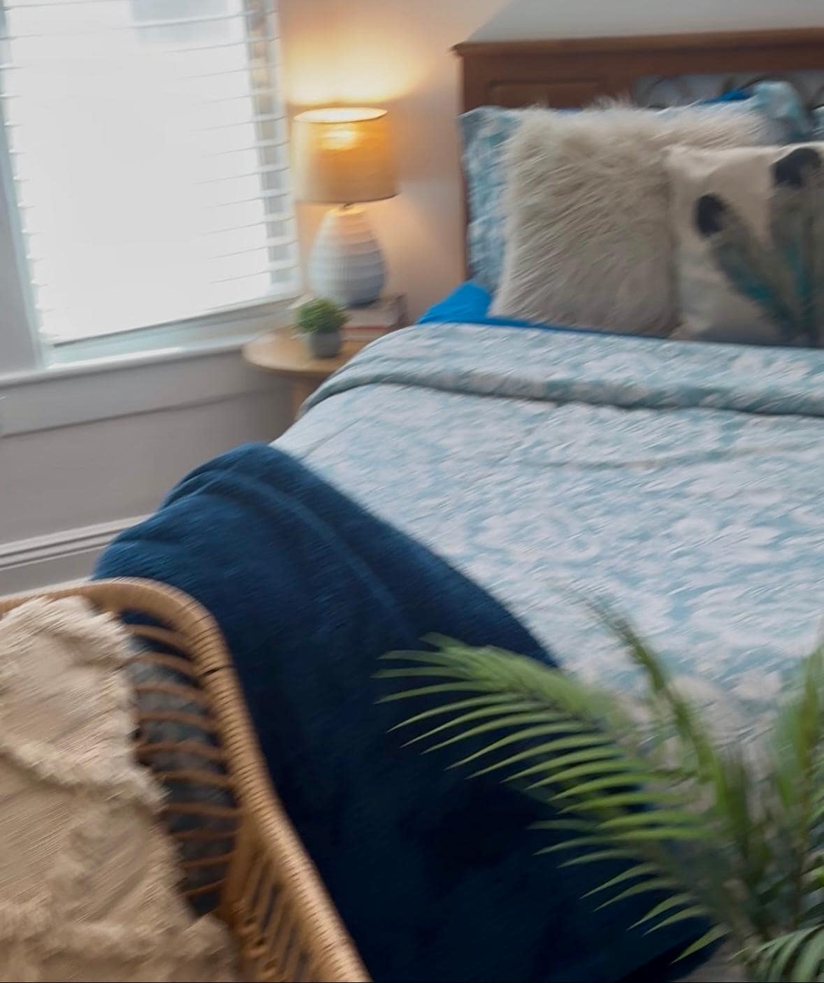 Bedroom was so cute!