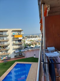 Blick vom Balkon 4. Etage