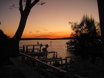 Sunset from the deck