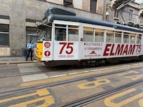 Trolly in the street