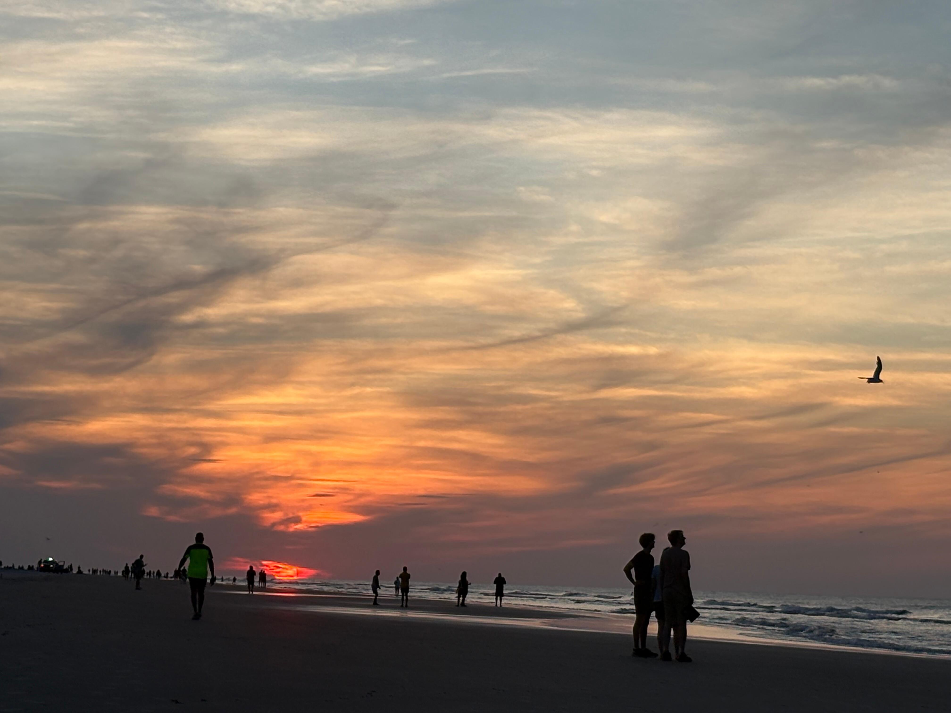Short 3 minute walk each morning for sunrise. 
