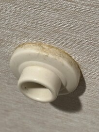 Lamps had dust all over them and bathroom was dirty.