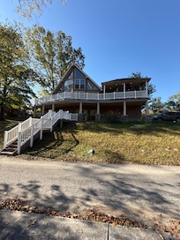 The house is beautiful